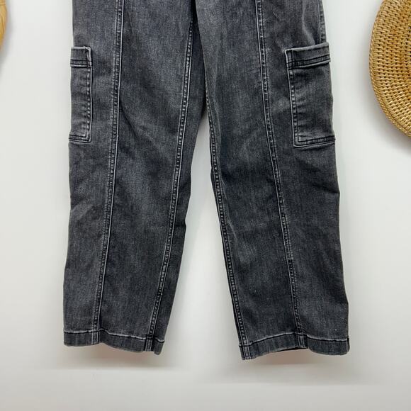 Bundle (2) Abercrombie Kids Jeans Girls 11/12 Low Rise Baggy High Rise Wide Leg - Picture 9 of 10
